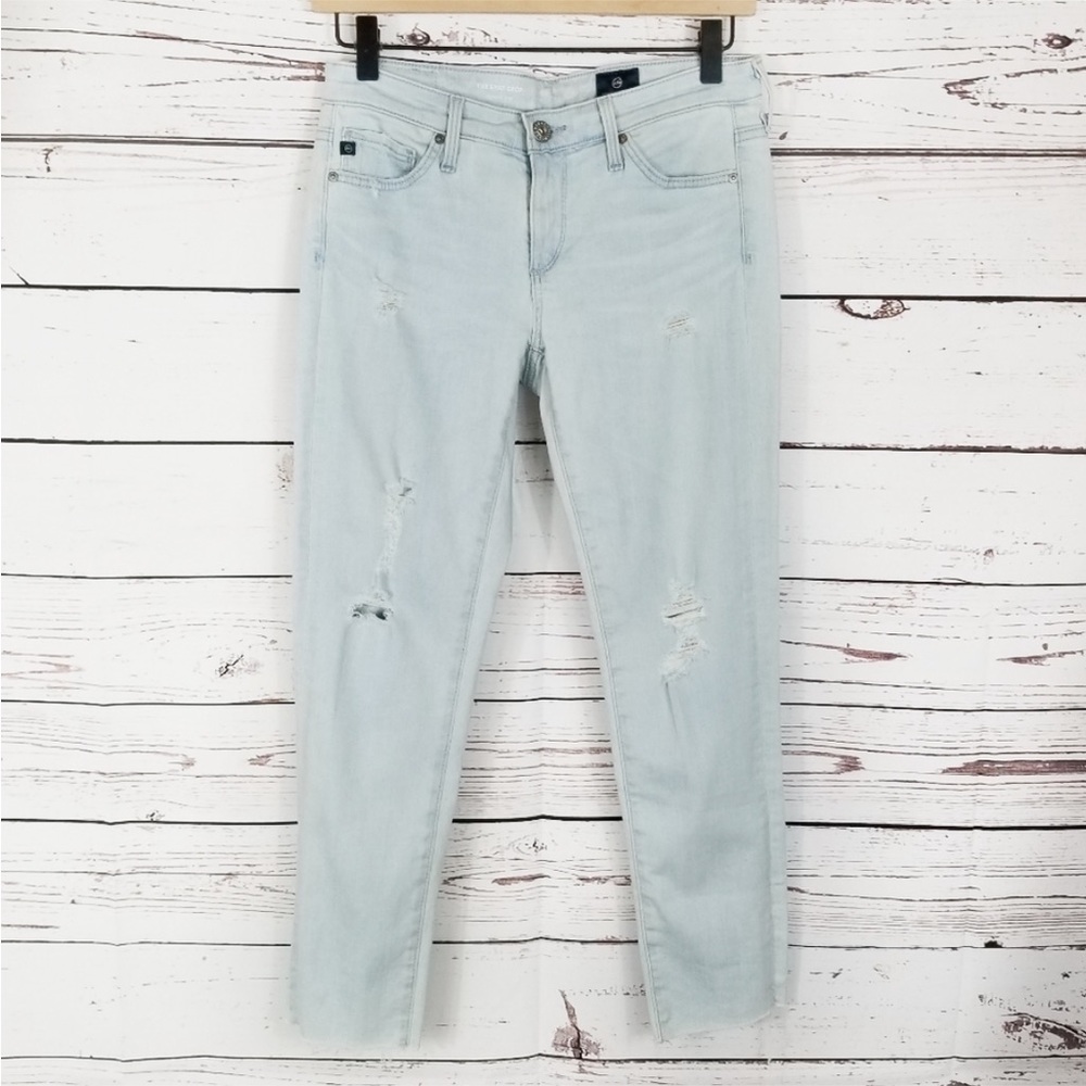 AG/The Stilt crop cigarette Jean in Idyll wash size 25